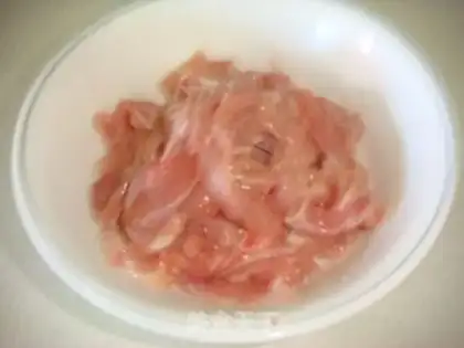 Make Fried chicken with tofu in oyster sauce step 1