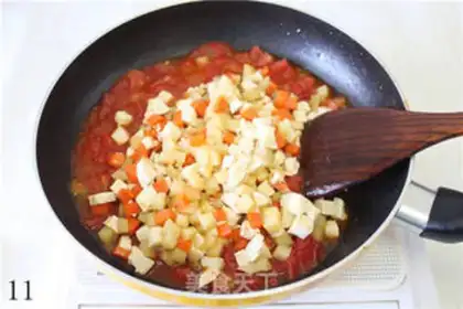 Make Shaanxi pants belt pulled noodles step 10