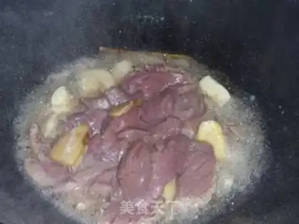 Make Litchi kidney flower step 4