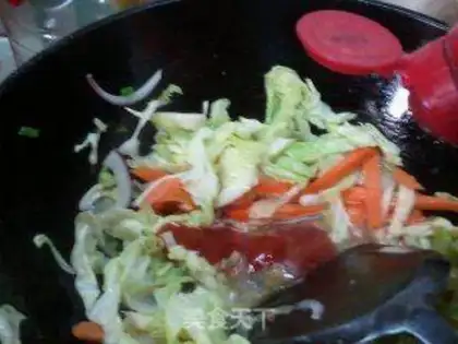 Make Korean fried rice cake step 4
