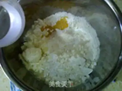 Make Coconut twist bread step 1