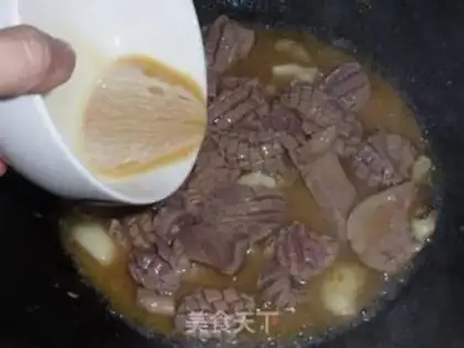 Make Litchi kidney flower step 6