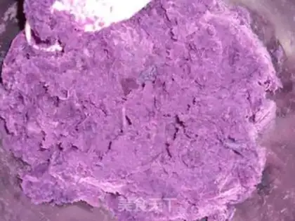 Make Purple sweet potato crystal rice dumplings step 3