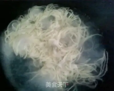 Make Special improved fried bean paste noodles step 9
