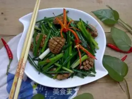 Make stir-fry double flowers step 8