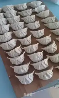 Make Pork and leek dumplings step 3