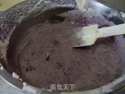 Make Marble Mulberry Qifeng Cake step 10