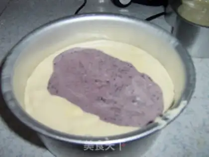 Make Marble Mulberry Qifeng Cake step 11