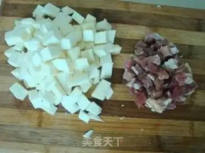 Make Pork taro cake step 1
