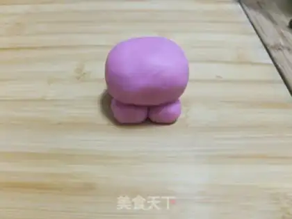 Make Cute pig pig glutinous rice dumplings step 4