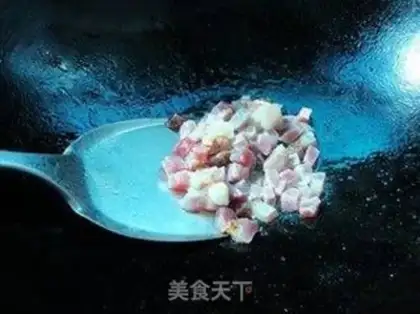 Make Pork taro cake step 2