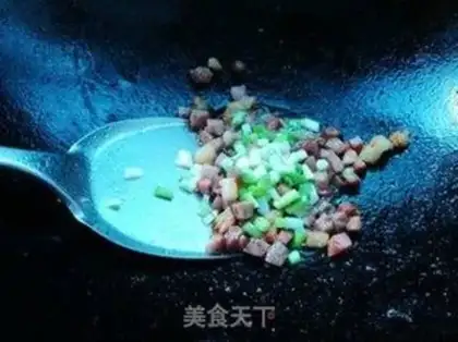 Make Pork taro cake step 3