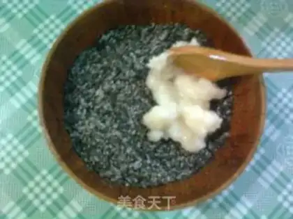 Make Sesame broken crispy bun step 3