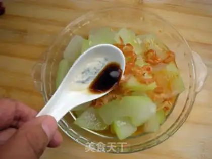Make Spicy sea rice and white gourd step 8