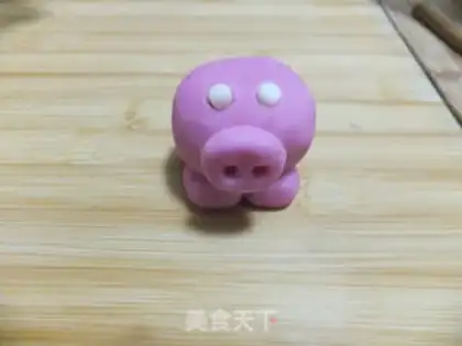 Make Cute pig pig glutinous rice dumplings step 8