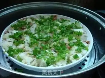 Make Pork taro cake step 8