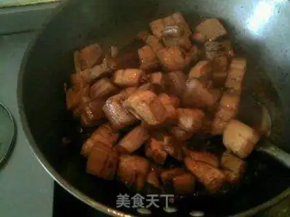 Make Braised pork stewed with vermicelli step 7