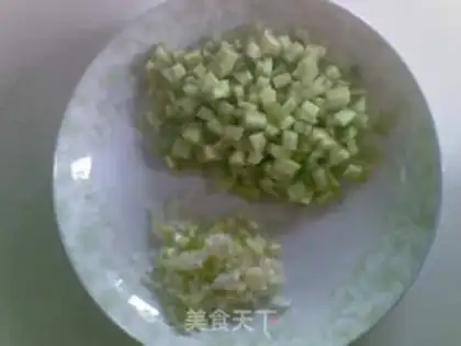 Make Jade Golden Fried Rice step 1