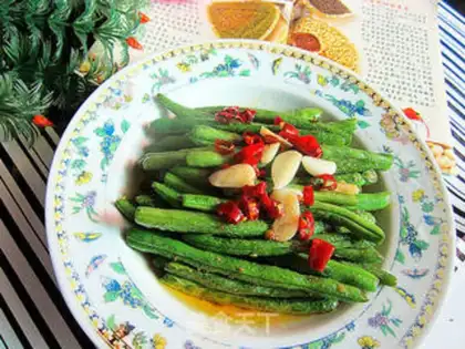 Make braised green beans step 3