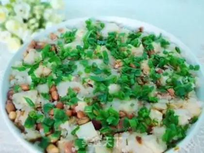 Make Pork taro cake step 9