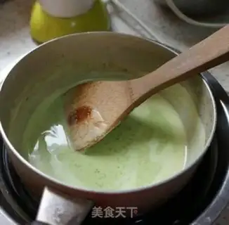 Make Mint dark chocolate ice cream step 4