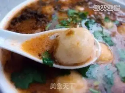 Make Taro meatballs and Chinese cabbage soup step 8
