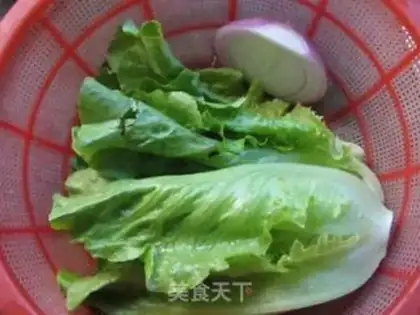 Make vegetable salad step 1