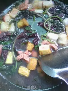 Make Amaranth fish tofu soup step 8