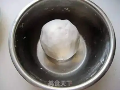 Make red bean cake step 1