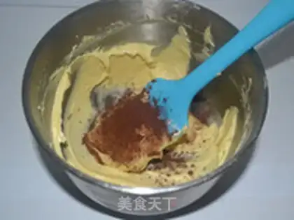 Make Marble pound cake step 5