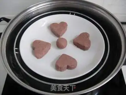 Make red bean cake step 5
