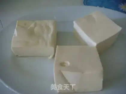 Make Steamed stuffed tofu step 0