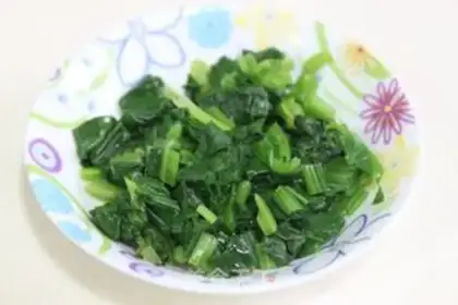Make Beef and spinach porridge step 2