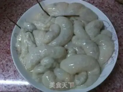 Make Stewed glutinous rice with pig large intestine step 4