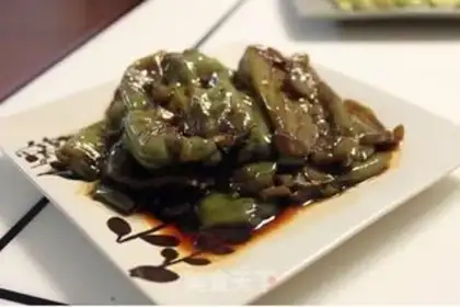 Make Tiger skin green pepper step 6