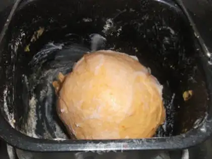 Make Pumpkin hot dog bread step 0