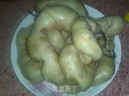 Make Stewed glutinous rice with pig large intestine step 6