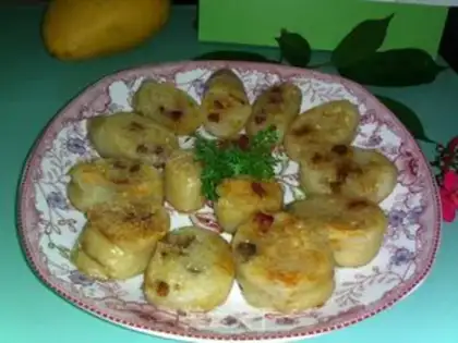 Make Stewed glutinous rice with pig large intestine step 8