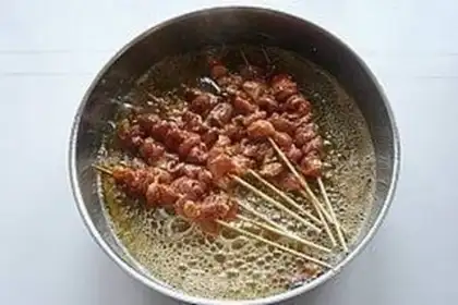 Make Cumin sauce flavored kebabs step 4