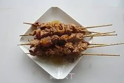 Make Cumin sauce flavored kebabs step 5