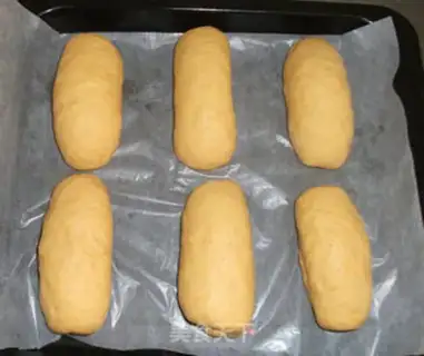 Make Pumpkin hot dog bread step 6