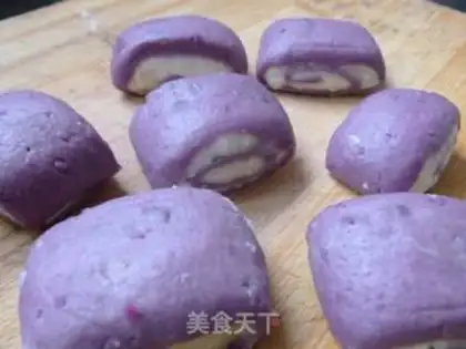 Make Two-color steamed buns step 6