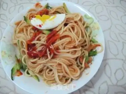 Make cold noodles step 7