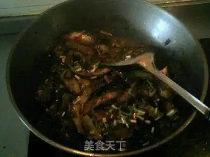 Make stir-fried eggplant with cabbage step 6