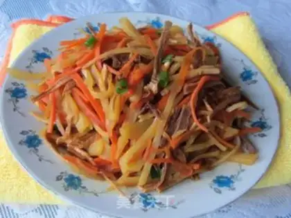 Make stir-fried shredded potatoes step 11