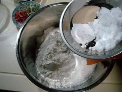 Make Sweet date corn flour cake step 2