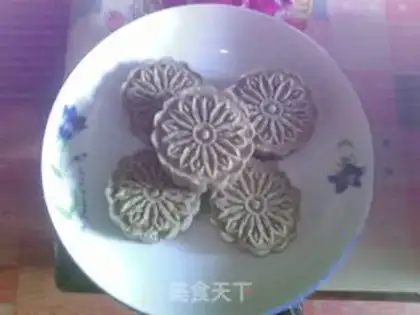 Make Homemade simple mung bean cake step 9
