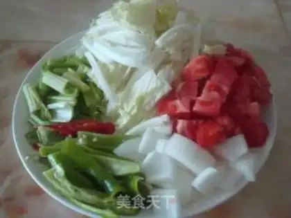 Make Erjiezi fried noodles step 2