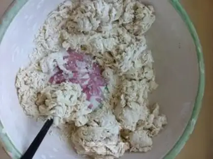 Make pan-fried bun stuffed with step 2