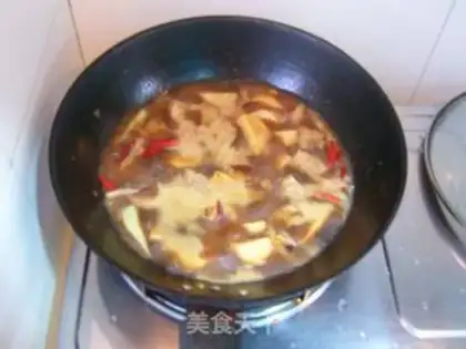 Make Vegetarian chicken roast pork step 5